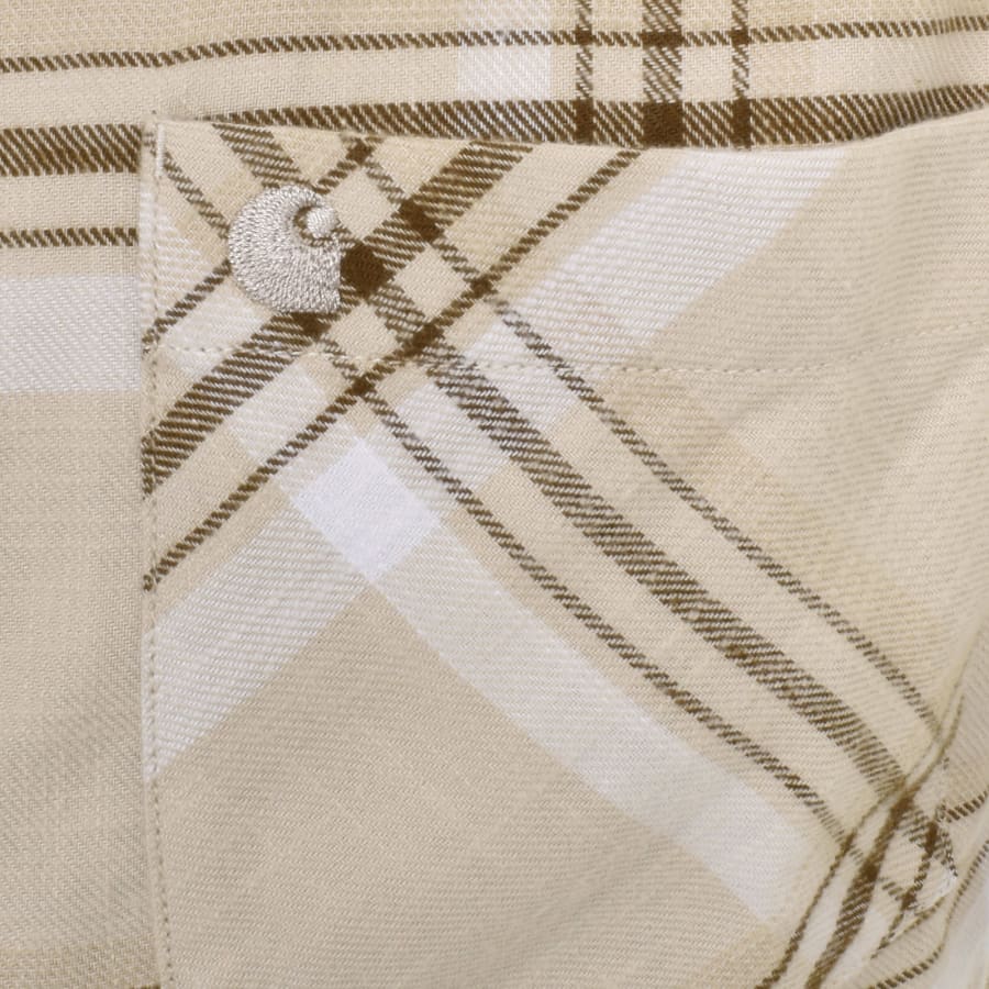 Carhartt WIP Mika Short Sleeve Shirt Beige | Mainline